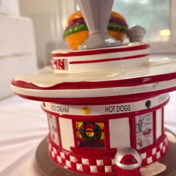 Department 56 Snow Village Lighted Factory with Smoke Stack with Styrofoam Box - Picture 2 of 14